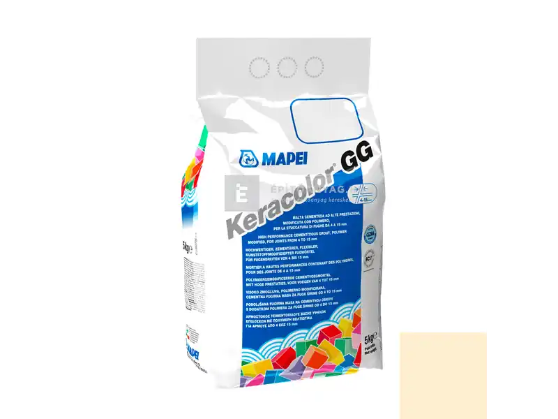 Csak ma Mapei Keracolor GG fugázó 131 vanília 5 kg