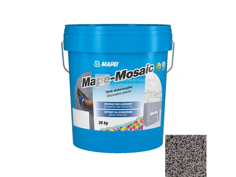 Alacsony ár Mapei Mape-Mosaic díszítővakolat 1,6 mm grafit 20 kg