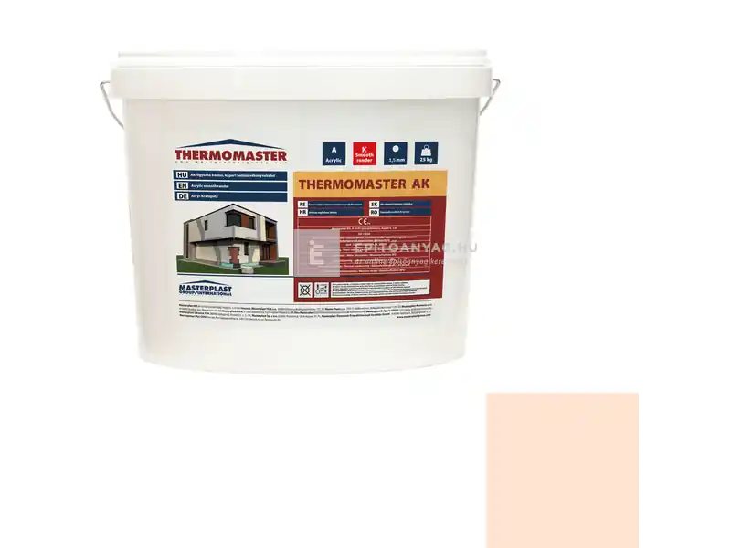 Legkelendőbb Masterplast Thermomaster akril vékonyvakolat, kapart 1,5 mm 11-F 25 kg