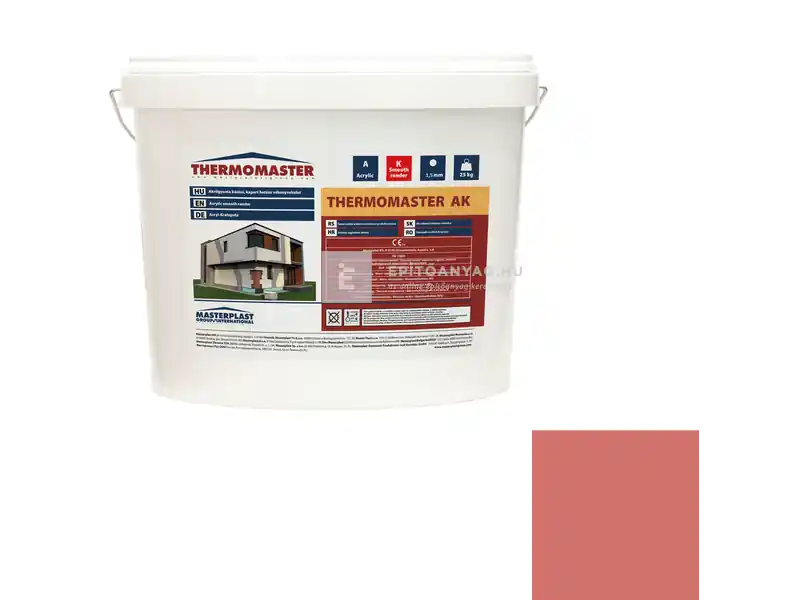 Árengedmény Masterplast Thermomaster akril vékonyvakolat, kapart 1,5 mm 22-C 25 kg
