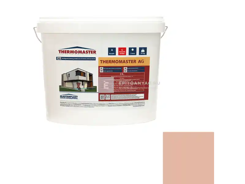 Végkiárusítás Masterplast Thermomaster akril vékonyvakolat, gördülőszemcsés 2 mm 12-D 25 kg