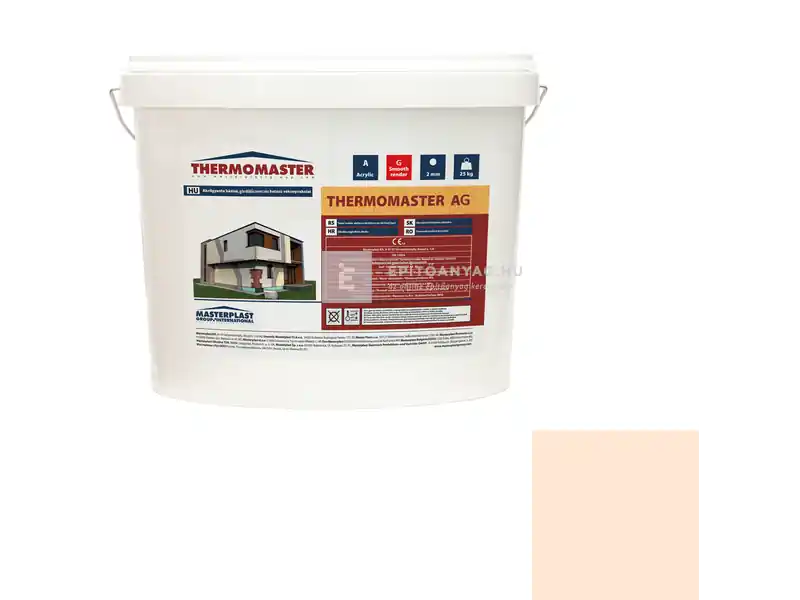 Masterplast Thermomaster akril vékonyvakolat, gördülőszemcsés 2 mm 10-F 25 kg Gyors kiszállítás