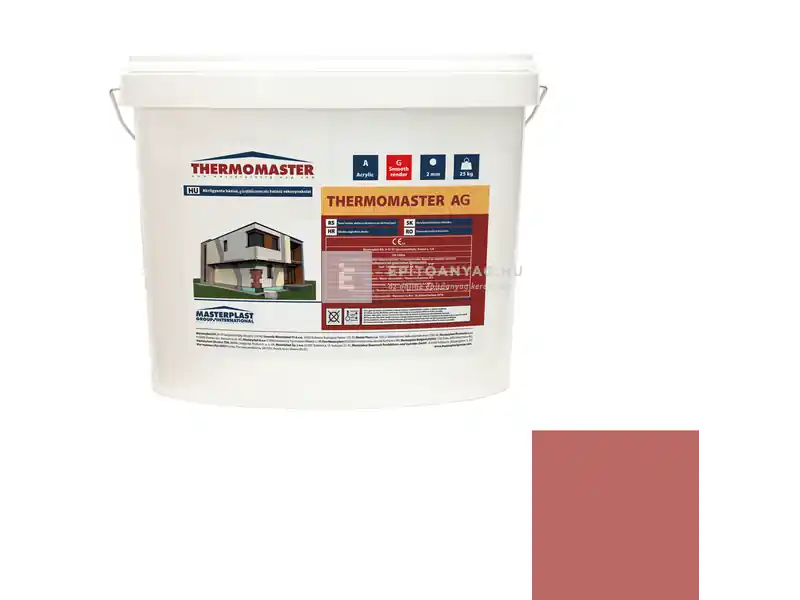 Újdonság Masterplast Thermomaster akril vékonyvakolat, gördülőszemcsés 2 mm 21-C 25 kg