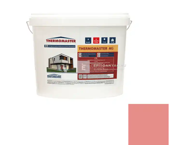 Masterplast Thermomaster akril vékonyvakolat, gördülőszemcsés 2 mm 22-D 25 kg Azonnali szállítás