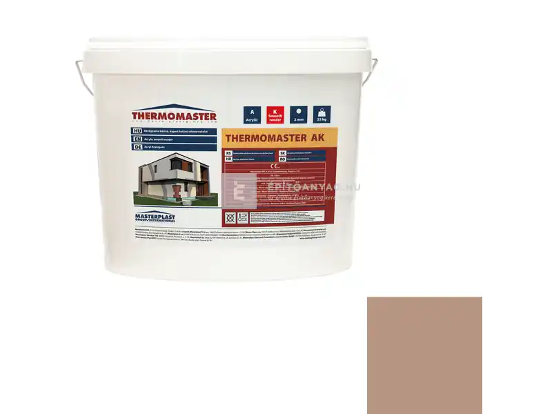 Masterplast Thermomaster akril vékonyvakolat, kapart 2 mm 09-C 25 kg Biztonságos fizetés