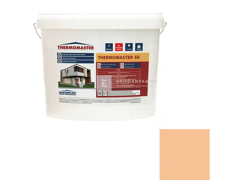 Olcsó Masterplast Thermomaster szilikon vékonyvakolat, kapart 1,5 mm 04-C 25 kg