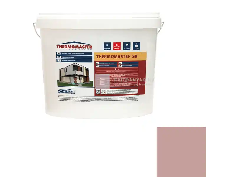 Masterplast Thermomaster szilikon vékonyvakolat, kapart 1,5 mm 19-D 25 kg Biztonságos fizetés
