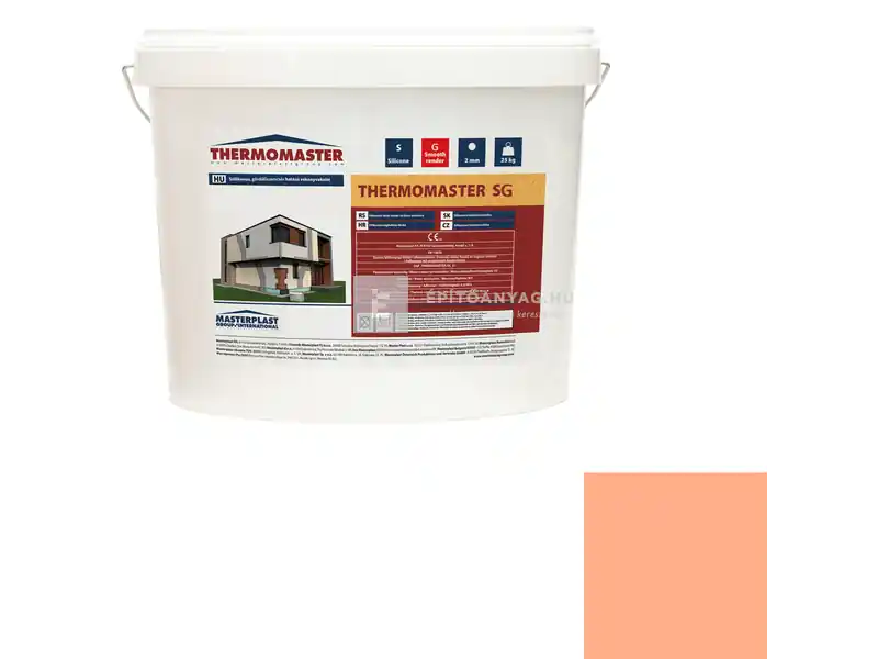 Kiárusítás Masterplast Thermomaster szilikon vékonyvakolat, gördülőszemcsés 2 mm 15-C 25 kg