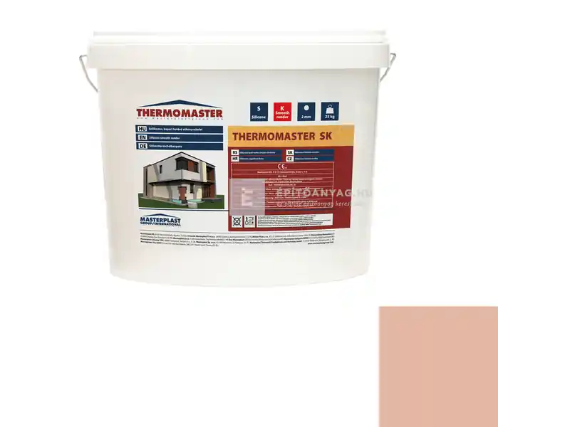 Bestseller Masterplast Thermomaster szilikon vékonyvakolat, kapart 2 mm 12-D 25 kg
