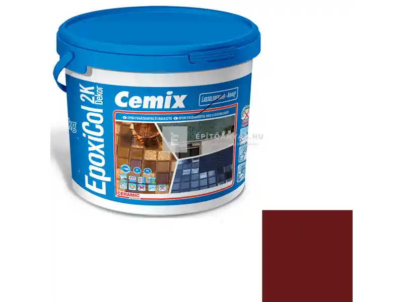 Legkelendőbb Cemix 8660 EpoxiCol 2K Dekor epoxi fugázó barna 7 kg