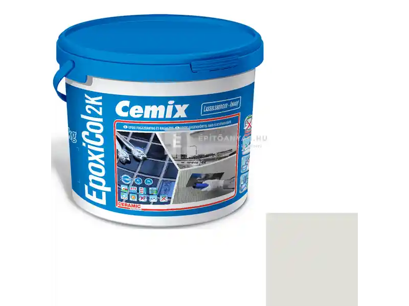 Biztonságos fizetés Cemix 8660 EpoxiCol 2K epoxi fugázó világosszürke 7 kg