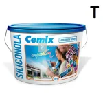 Bestseller Cemix 2733 SiliconOLA szilikon vékonyvakolat, kapart 2 mm 4001 white 25 kg