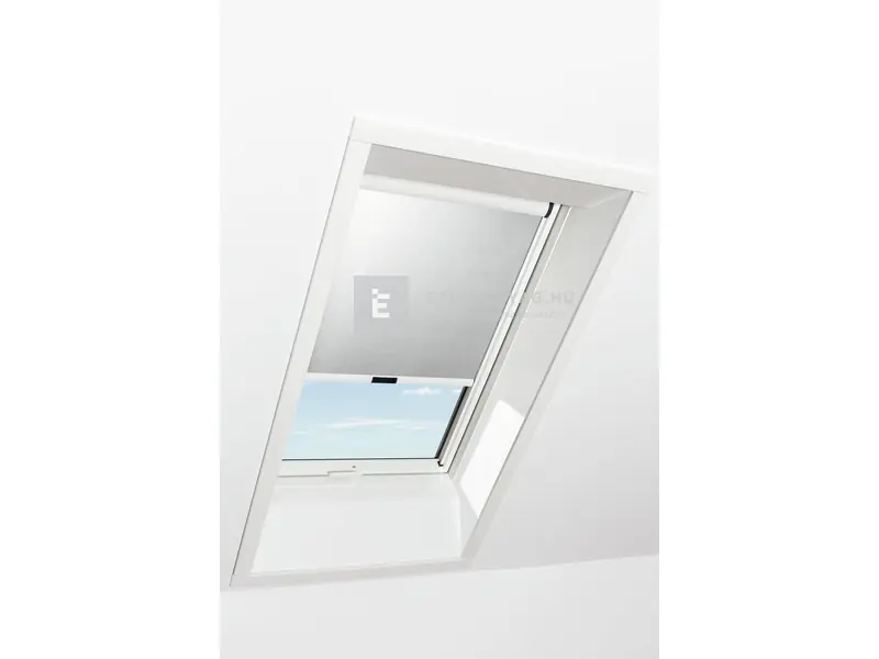 Gyors kiszállítás Roto Designo ZRE R6/R8 54x78 cm, világosszürke fényszűrő roló, fehér profilokkal