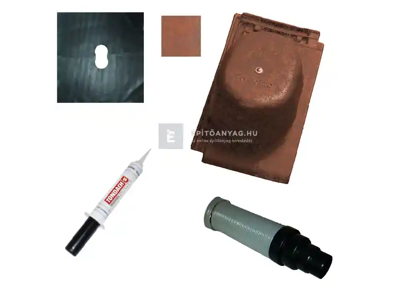 Azonnali szállítás Tondach Planoton 14 csatornaszellőző szett FusionProtect antik