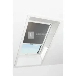 Roto Designo ZRE R6/R8 74x98 cm, sötétszürke fényszűrő roló, alumínium profilokkal Árengedmény