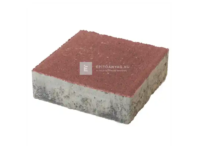 Azonnal elérhető ABeton Borostyán térkő kocka vörös 20x20x6 cm