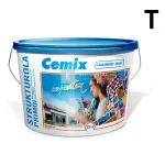 Alacsony ár Cemix 2703 StrukturOLA Primo diszperziós vékonyvakolat, kapart 1,5 mm 4001 white 25 kg