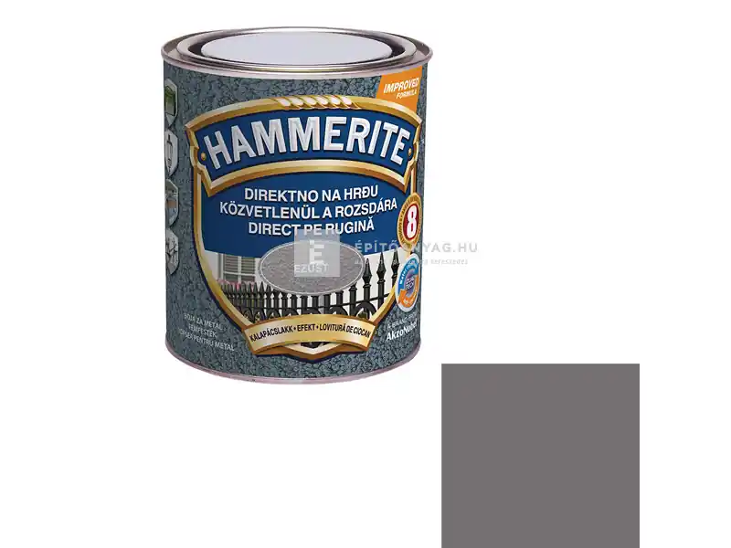 Hammerite Közvetlenül a Rozsdára kalapácslakk ezüst 0,75 l Legjobb ár
