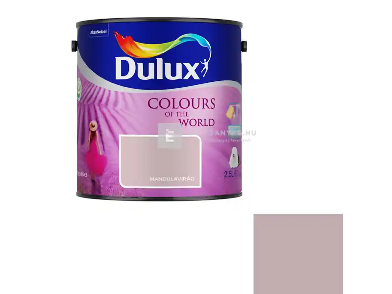 Dulux A Nagyvilág Színei matt beltéri falfesték mandulavirág 2,5 l Vásárlói kedvenc