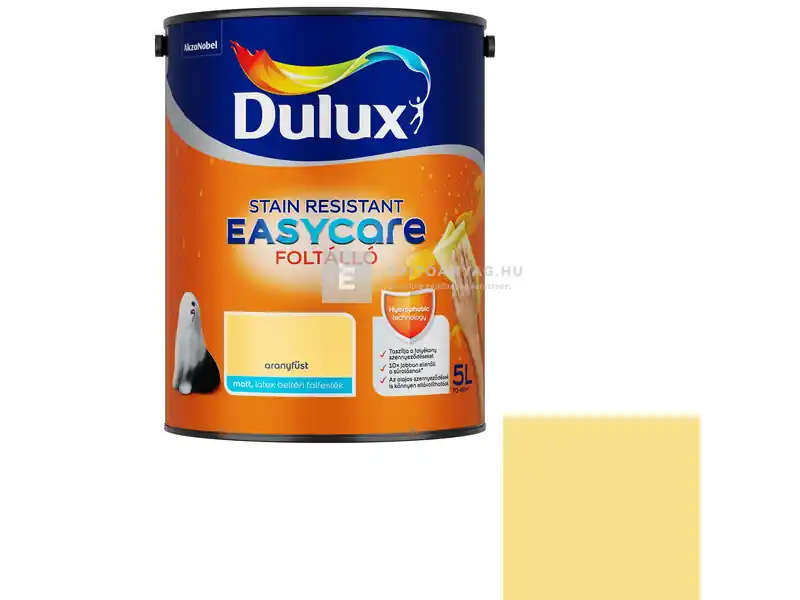 Gyors kiszállítás Dulux EasyCare matt, foltálló beltéri falfesték aranyfüst 5 l
