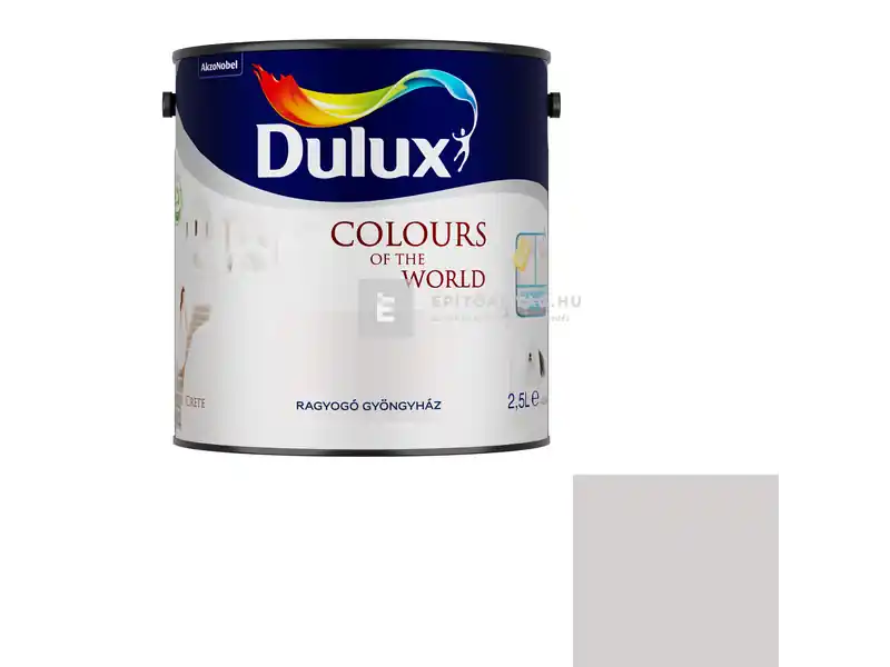 Dulux A Nagyvilág Színei matt beltéri falfesték ragyogó gyöngyház 2,5 l Azonnali szállítás