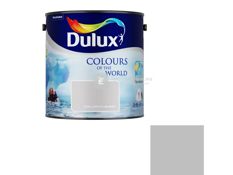Legnépszerűbb Dulux A Nagyvilág Színei matt beltéri falfesték csillámló halraj 2,5 l