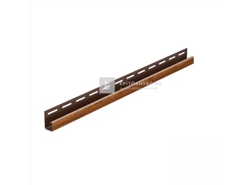 Galeco Decor "J" profil, fehér 400 cm Prémium