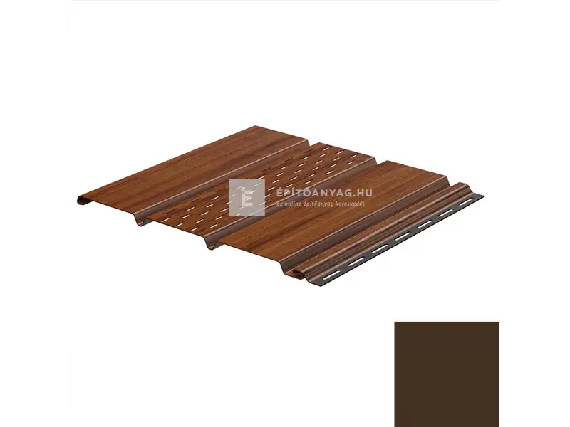 Galeco Decor panel perforált, sötétbarna, 400x29,5 cm Nézd meg most