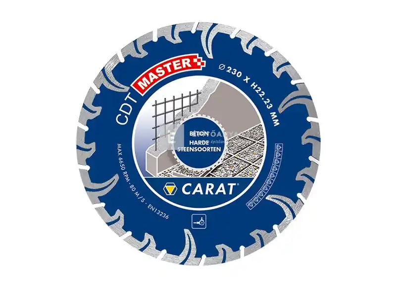 Hikoki Carat Turbo CDT-Master gyémánttárcsa beton/kő 230x22,23 mm Árengedmény