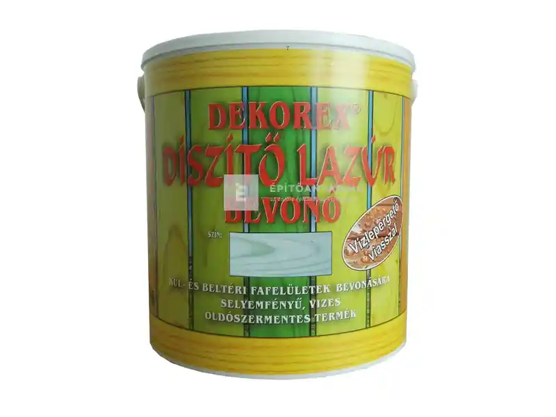 Dekorex vékonylazúr színtelen 2,5 kg Szuper ajánlat