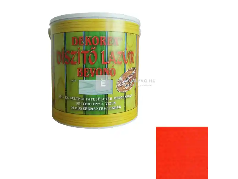 Dekorex vékonylazúr pipacs 2,5 kg Olcsóbb