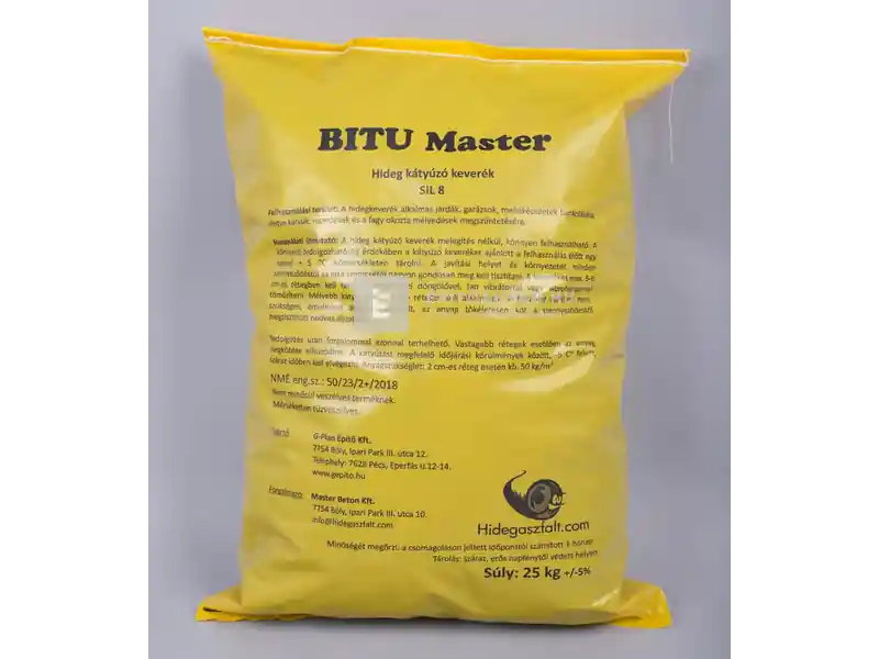 Expressz kézbesítés Bitu Master hidegaszfalt 25 kg