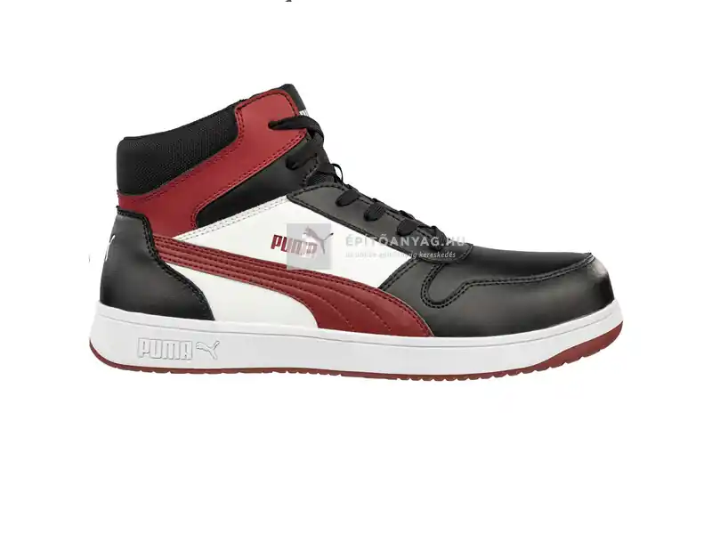 Legjobb ár Puma Frontcourt Blk/Wht/Red Mid S3L ESD FO HRO SR munkavédelmi bakancs 44