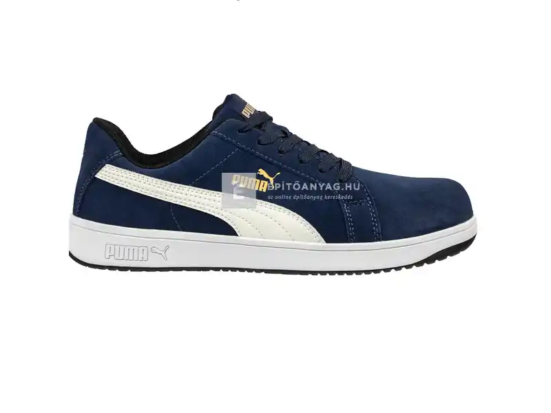 Szuper akció Puma Iconic Suede Navy Low S1PL ESD FO HRO SR munkavédelmi cipő 44