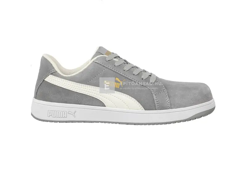 Ne maradj le Puma Iconic Suede Grey Low S1PL ESD FO HRO SR munkavédelmi cipő 43