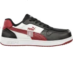 Puma Frontcourt Blk/Wht/Red Low S3L ESD FO HRO SR munkavédelmi cipő 46 Gyors szállítás