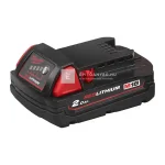 Milwaukee M18B2 Redlithium akkumulátor 18 V / 2,0 Ah Vásárlói kedvenc