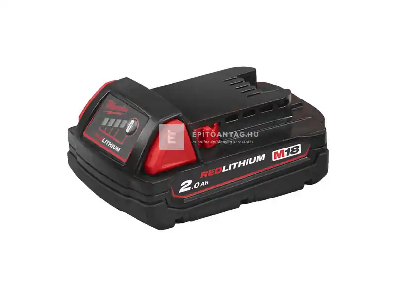Milwaukee M18B2 Redlithium akkumulátor 18 V / 2,0 Ah Vásárlói kedvenc