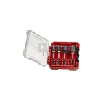 Prémium Milwaukee Shockwave mágneses dugókulcs, 4 db-os készlet