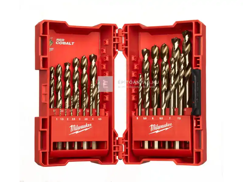 Milwaukee Red Cobalt HSS-G fémfúró készlet 1-13 mm, 25 db Kiárusítás