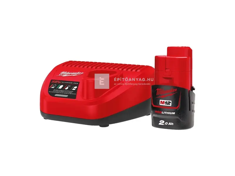 Szuper akció Milwaukee M12NRG-201 akkumulátor- és töltőszett