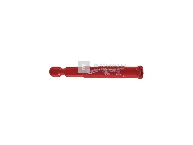 Azonnali szállítás Milwaukee Diamond Plus vizes/száraz gyémántszemcsés fúrószár 8 mm