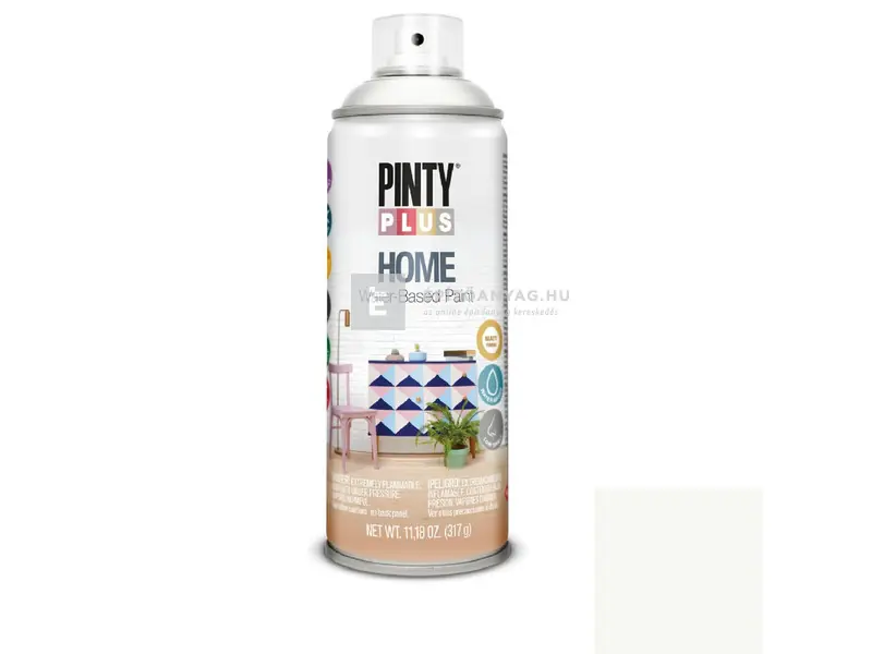 PintyPlus Home vizes bázisú festék spray HM111 neutral white 400 ml Népszerű