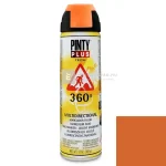 PintyPlus Tech fluoreszkáló jelölőfestékspray 360°, T143 narancs 500 ml Korlátozott ajánlat