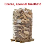 Népszerű Ömlesztett, kalodás, 25 cm hasábhosszúságú, akác tűzifa 1 erdei m3