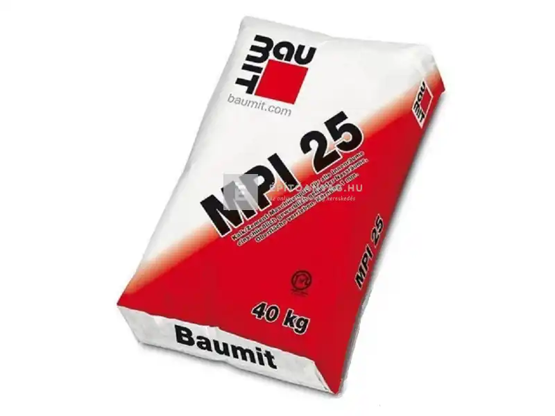 Kihagyhatatlan ajánlat Baumit MPI 25 (GV 25 belső gépi vakolat) 40 kg