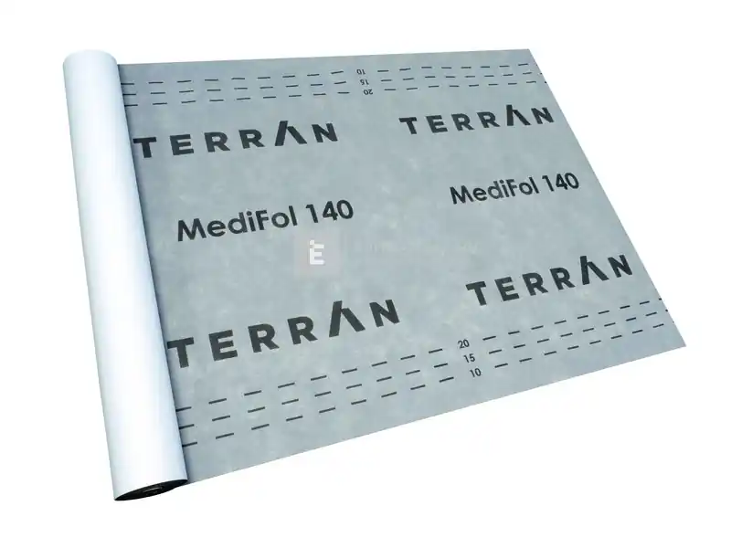 Terrán MediFol 140 páraáteresztő tetőfólia 140 g, 75 m2 Szezonális akció