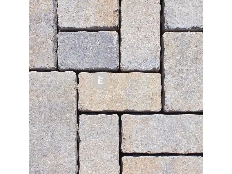 ABeton Via Casa Antik kombi térkő okker antracit 8 cm Árcsökkenés