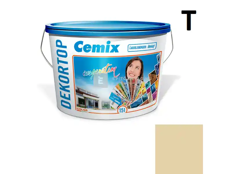 Kedvezményes ár Cemix 2802 DekorTOP diszperziós homlokzatfesték 4363 orange 15 l