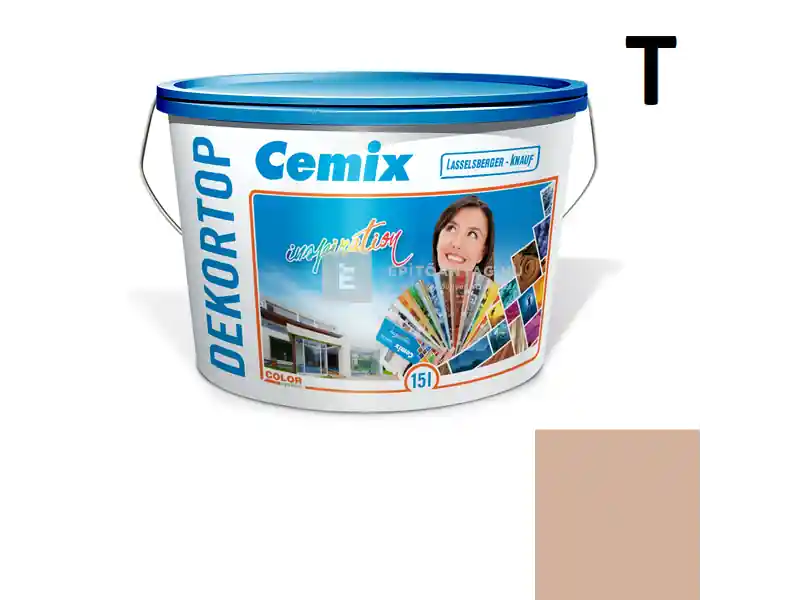 Végkiárusítás Cemix 2802 DekorTOP diszperziós homlokzatfesték 4923 brown 15 l